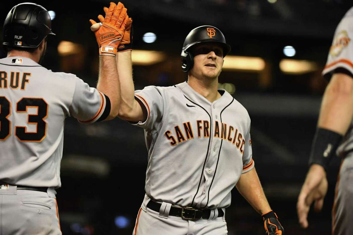 Buster Posey's two-run home run, 10/08/2021