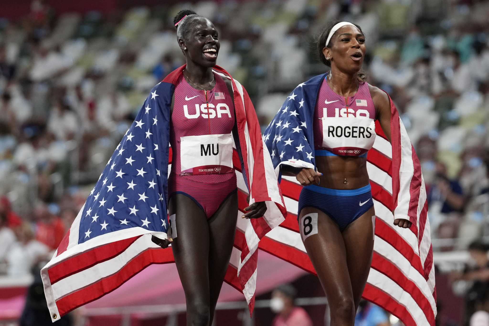 Houston's Raevyn Rogers wins Olympic bronze on her mom's birthday