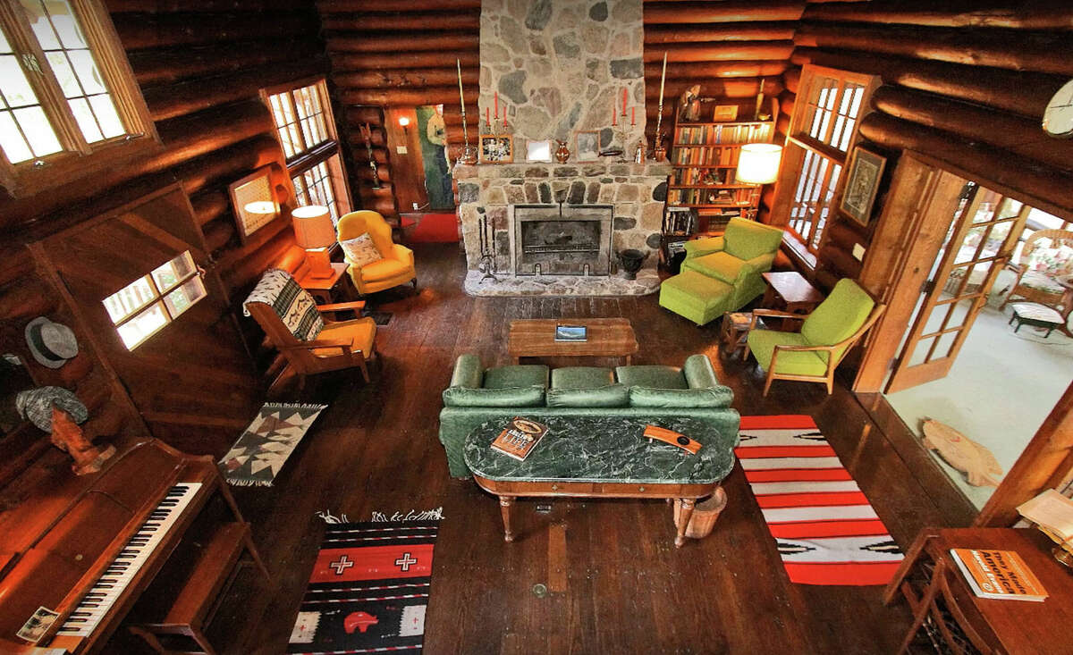 Pictured is the living room in the main lodge. 