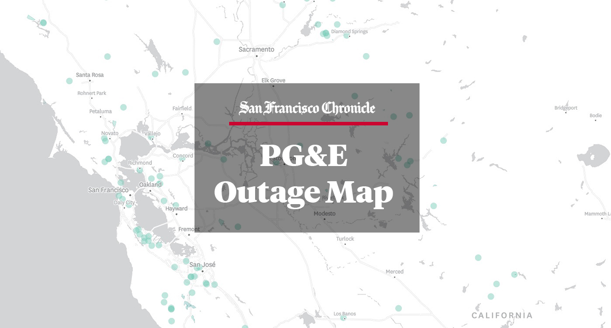 PG&E outage map: Bay Area power shut-offs by address