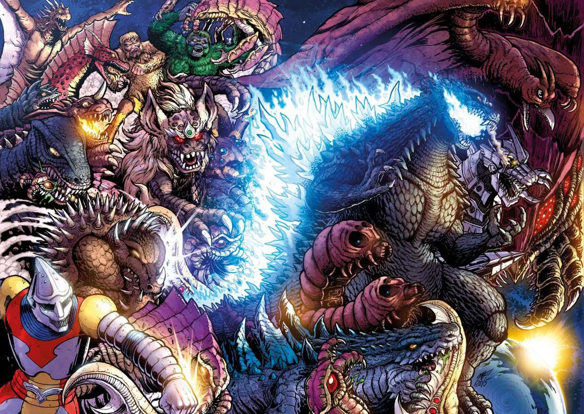 San Antonio native Matt Frank, an artist known for Godzilla comics