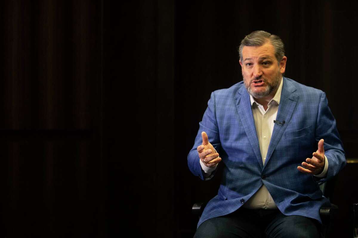 U.S. Sen. Ted Cruz gestures as he speaks during an interview with The Associated Press in Jerusalem, Monday, May 31, 2021. CNN’s public relations team blasted Cruz on Monday for criticizing a reporter as she summarized the situation on the streets of Kabul, Afghanistan. 