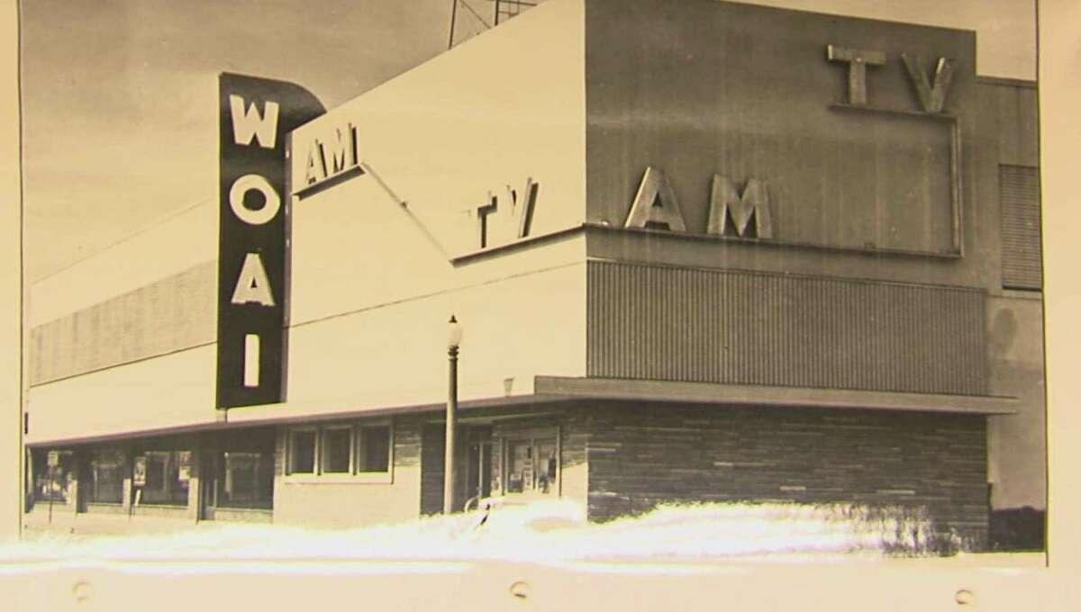 How WOAI-TV looked in its early day after S.A.'s first station signed on in late 1949.