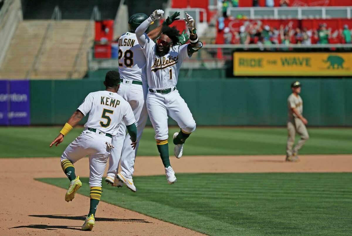 Olson hits 2-run, walk-off double, A's beat Padres 5-4 in 10