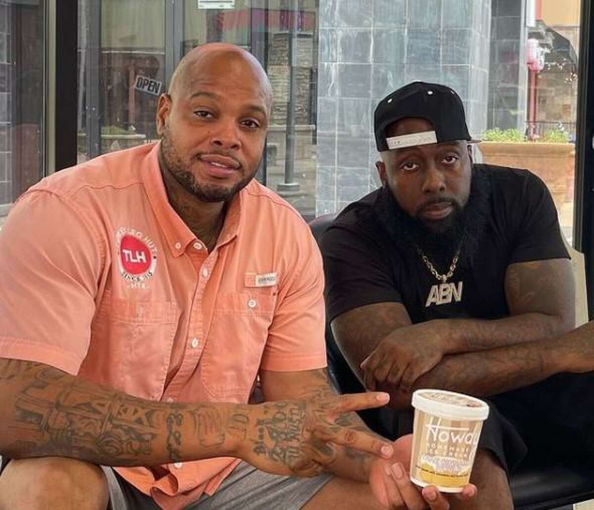 Turkey Leg Hut co-founder Lyndell Price and Trae the Truth announced Aug. 3, 2021, that TLH will soon carry Howdy Homemade Ice Cream.