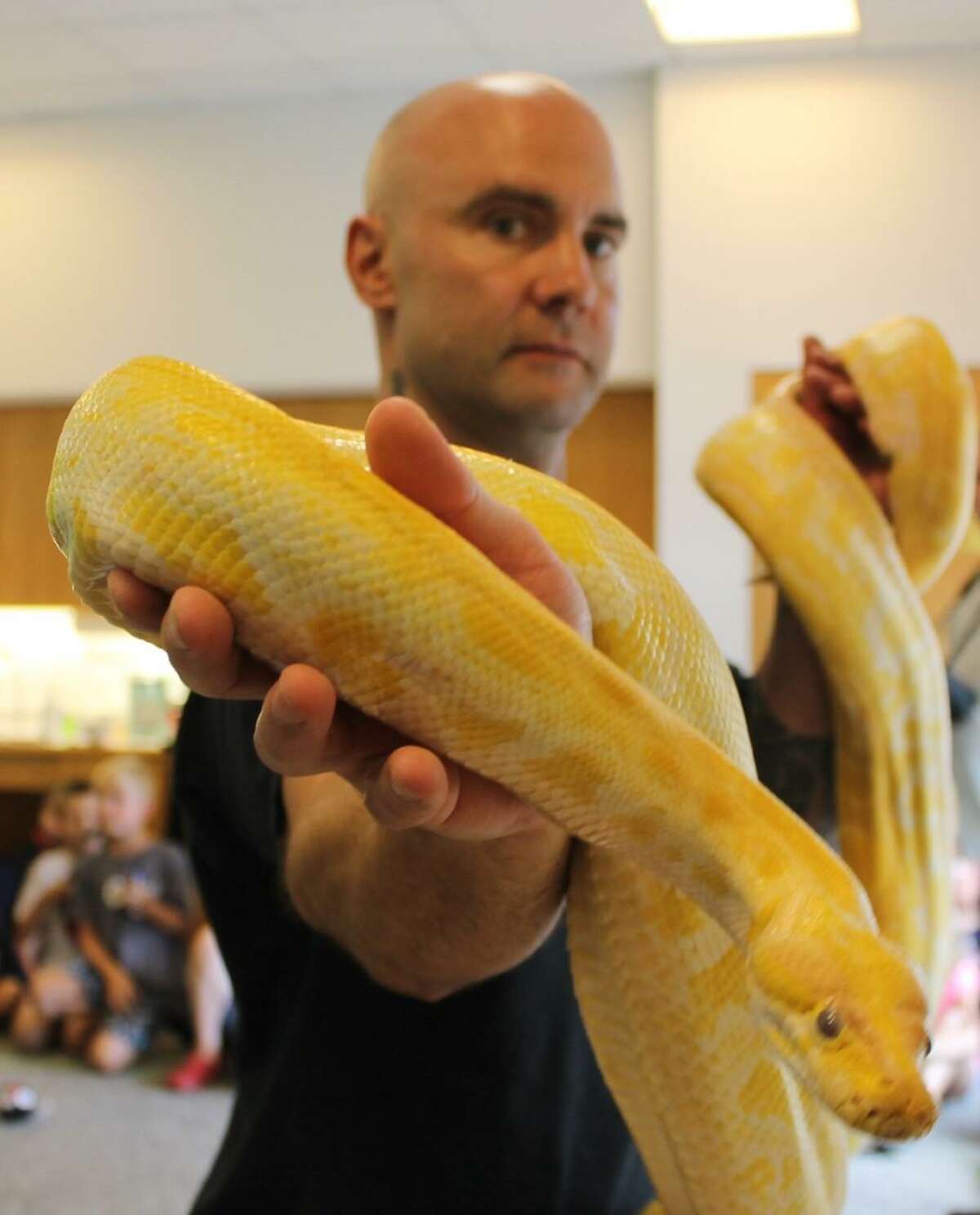 Live animals are just some of the fun in Wizard Camp that is happening via the Wilton Library, Mondays through Thursdays, on Monday Aug. 16 through Thursday, Aug. 19 for children, who are entering the fourth grade through the sixth grade. The two four day sessions are either from 10:30 a.m. to noon, or 3 to 4:30 p.m. Registration is required for either session. The happening is a fundraiser for the library's Children's Library. The fundraiser fee is $70 per child. Register at the library's website at www.wiltonlibrary.org. Call the library's Children's Library at 203-762-6336 for information about the event. The library is located at 137 Old Ridgefield Road in Wilton. The library's website is www.wiltonlibrary.org. The library's main phone number is 203-762-3950. The camp is one of the library's upcoming happenings.