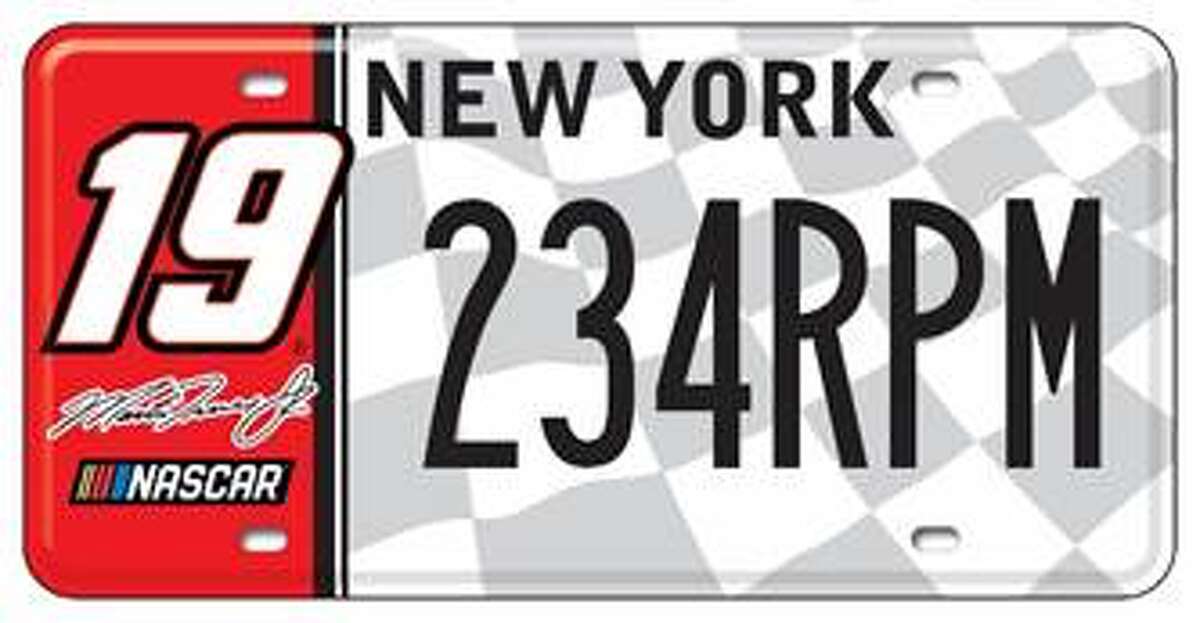 First look New York's new NASCAR license plates