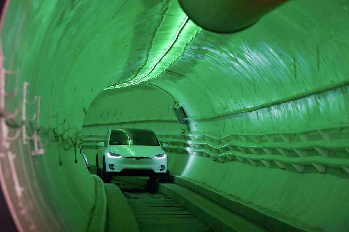 The Boring Company's Las Vegas Loop with Tesla vehicles connects to its  first resort