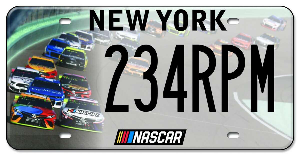 First look New York's new NASCAR license plates