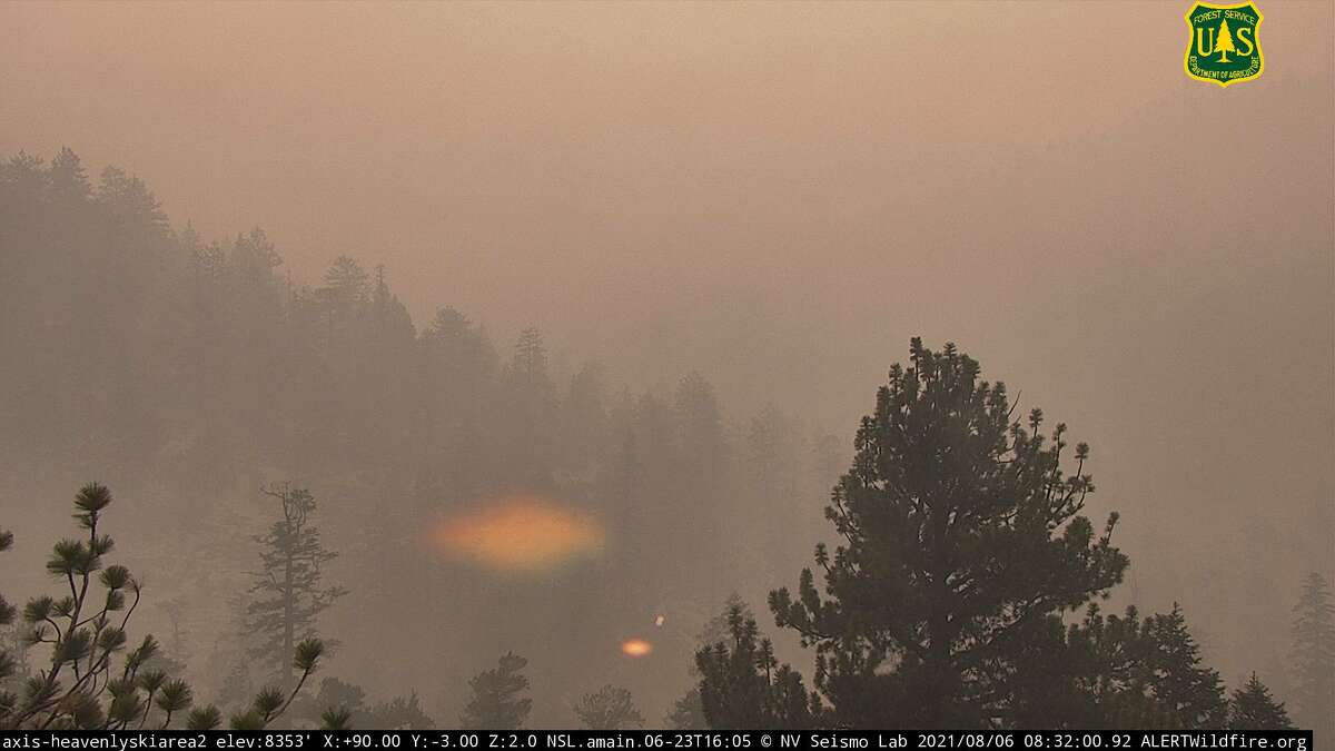 Completely white': Ash, smoke fall on Tahoe Basin