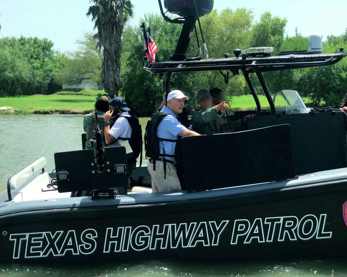 Congressman John Moolenaar accompanies the Texas Department of Public Safety on the Rio Grande. (Photo provided/House Committee on Natural Resources Republicans)