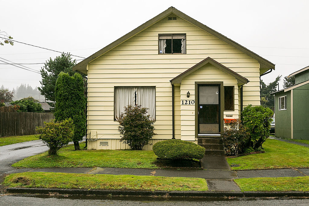 Kurt Cobain's childhood home in Aberdeen, Washington is now a historic