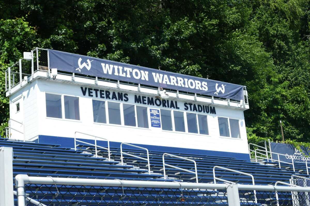 Wilton Veterans Memorial Stadium will be the focus of a flood mitigation strategy that the town communicated to the Parks and Recreation Commission it had already earmarked funds for, thereby removing it from the group’s priority list.