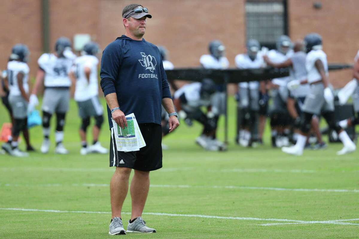 Rice opens football camp