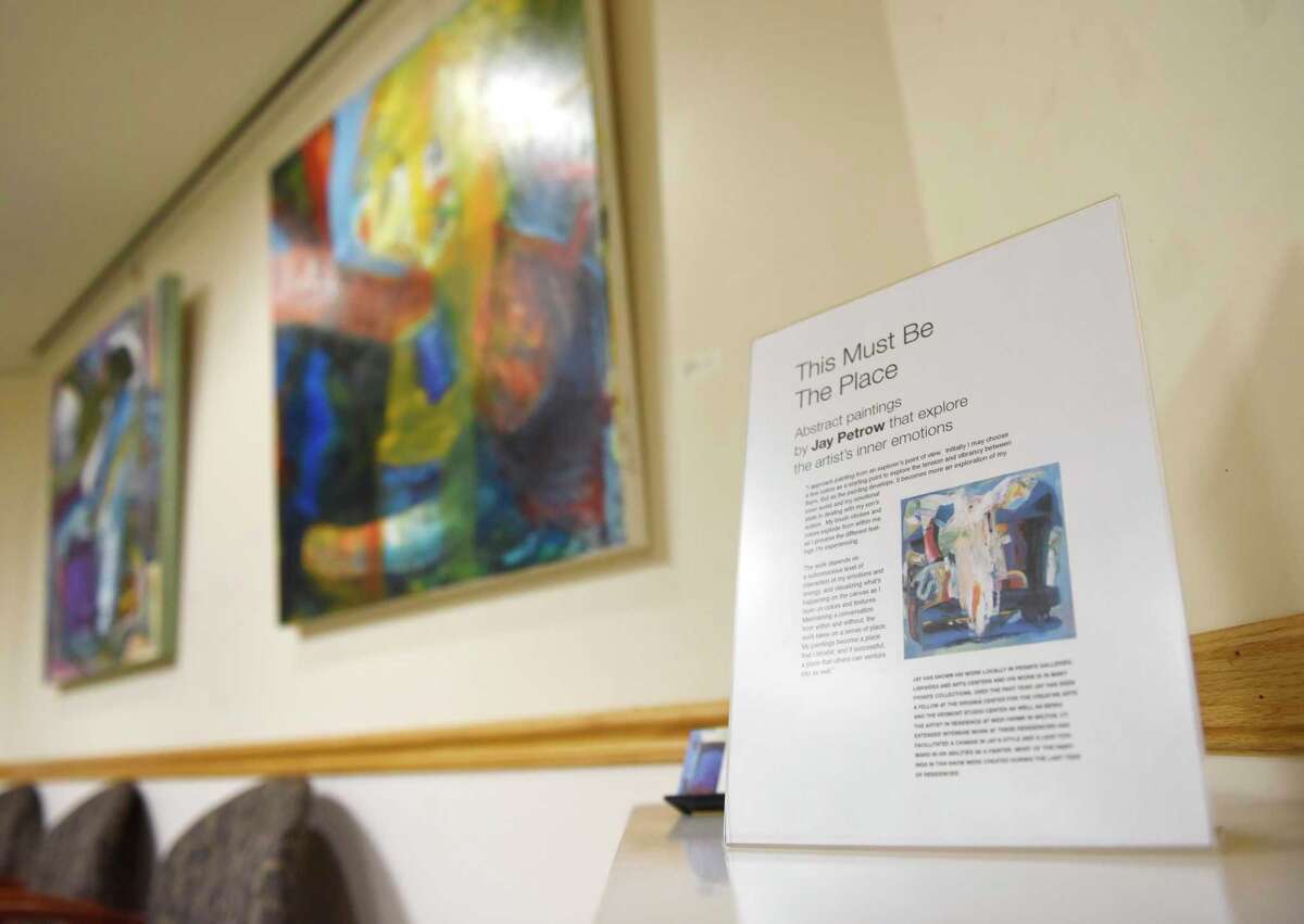 A Westport painter put up his art in Stamford right before COVID hit