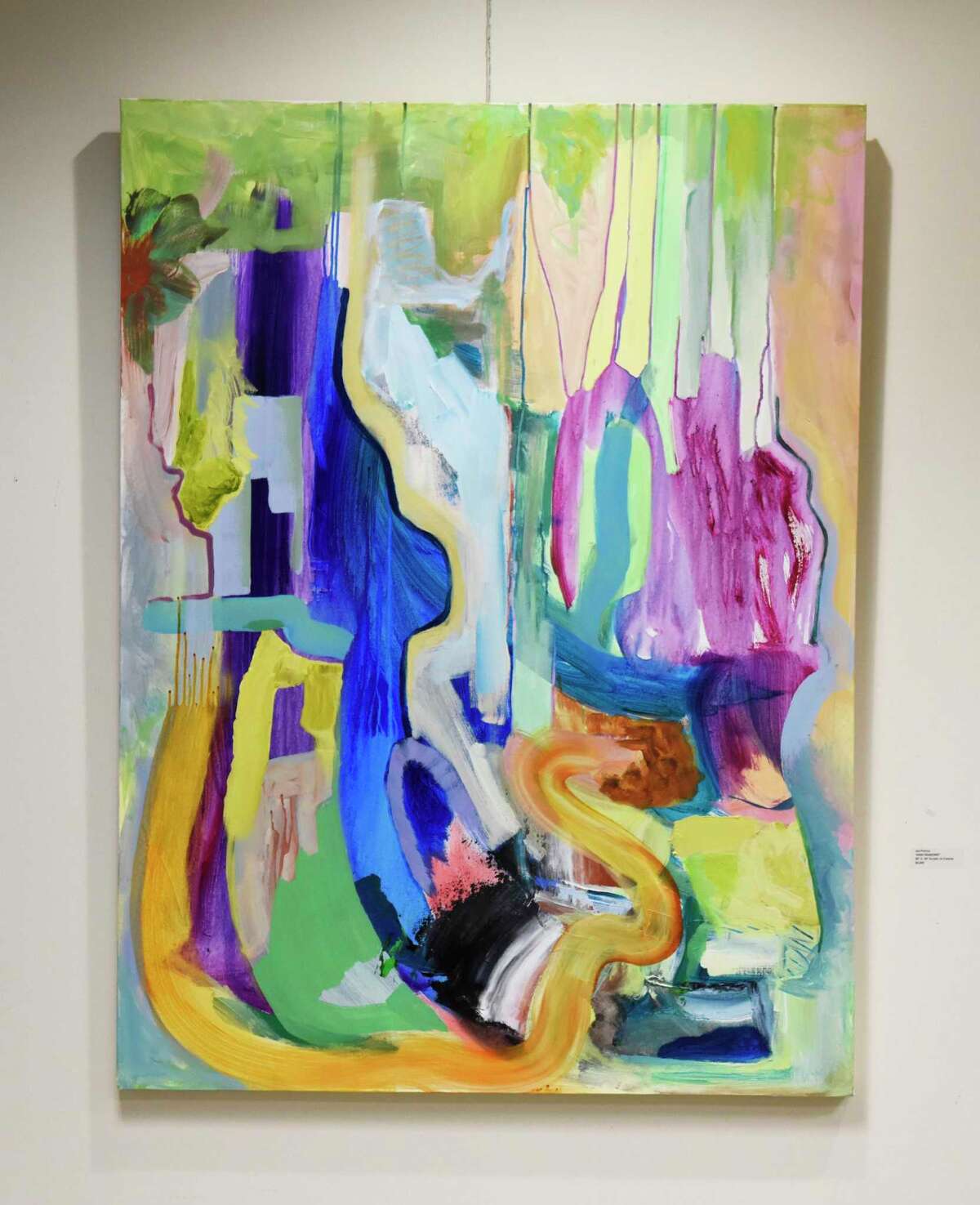 A Westport painter put up his art in Stamford right before COVID hit