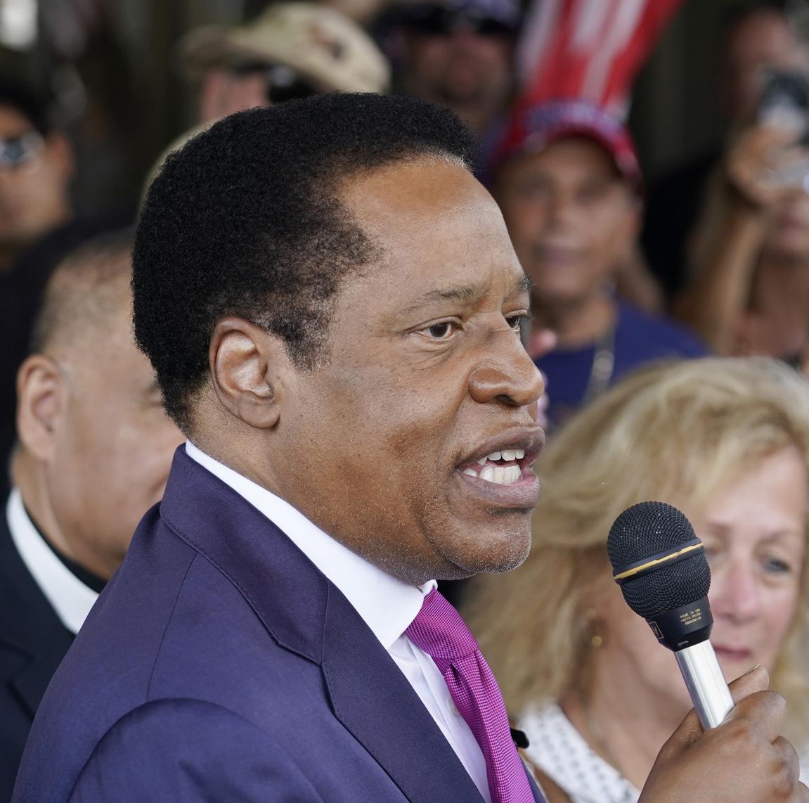 GOP recall front-runner Larry Elder pledges to reverse COVID-19 mask ...