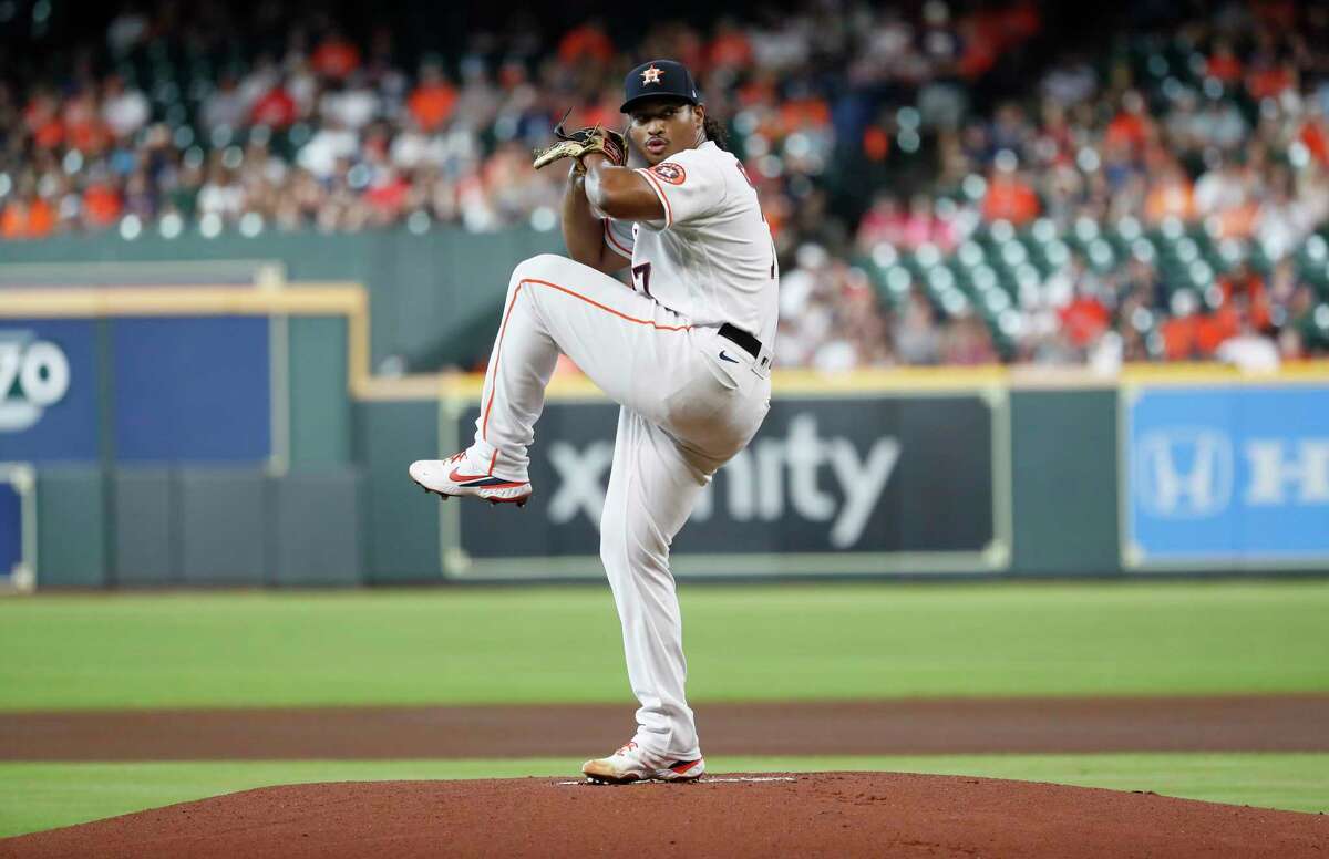 Luis Garcia, Astros bullpen combine for shutout of Twins