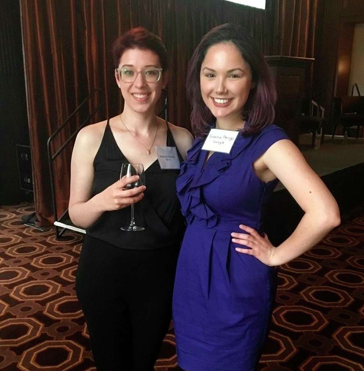 Tenant rights advocate Sasha Perigo (right), shown with friend Rebecca Peacock, says Jon Jacobo sexually assaulted her.