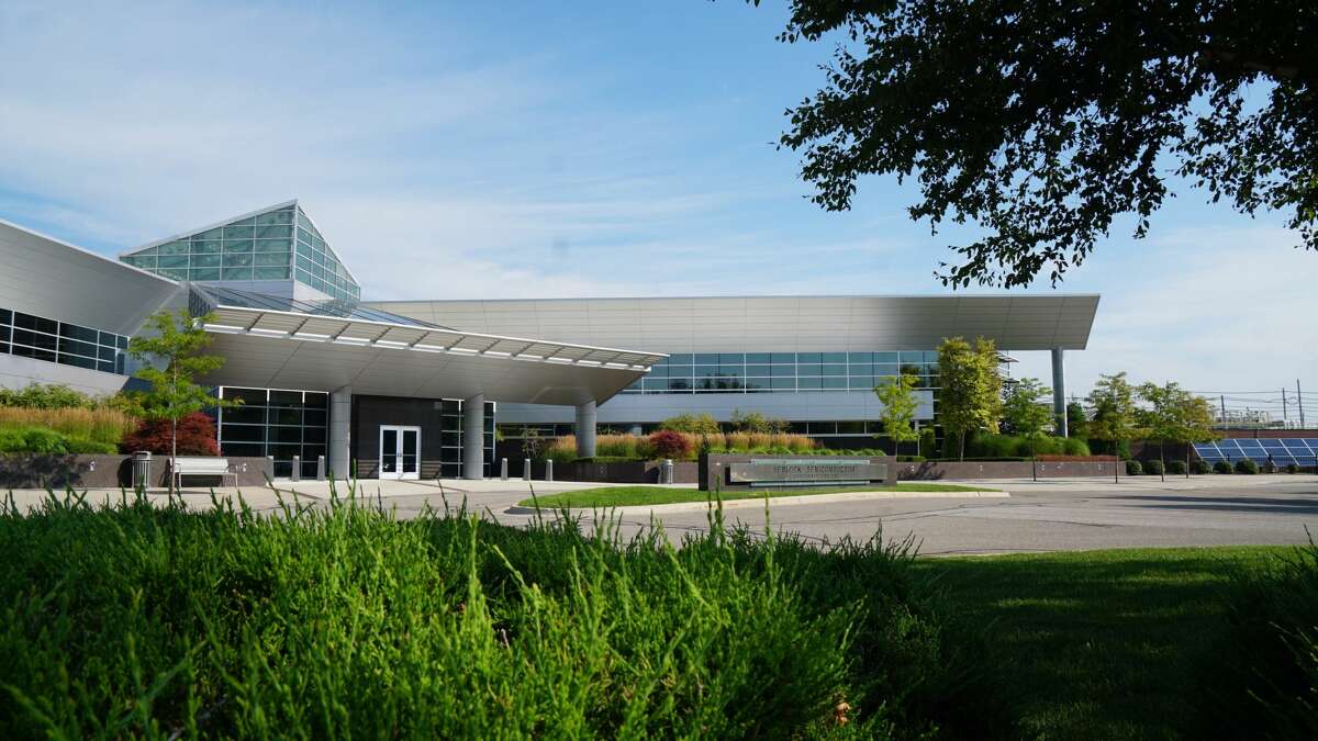 File - An existing semiconductor facility in Ann Arbor called Hemlock Semiconductor.