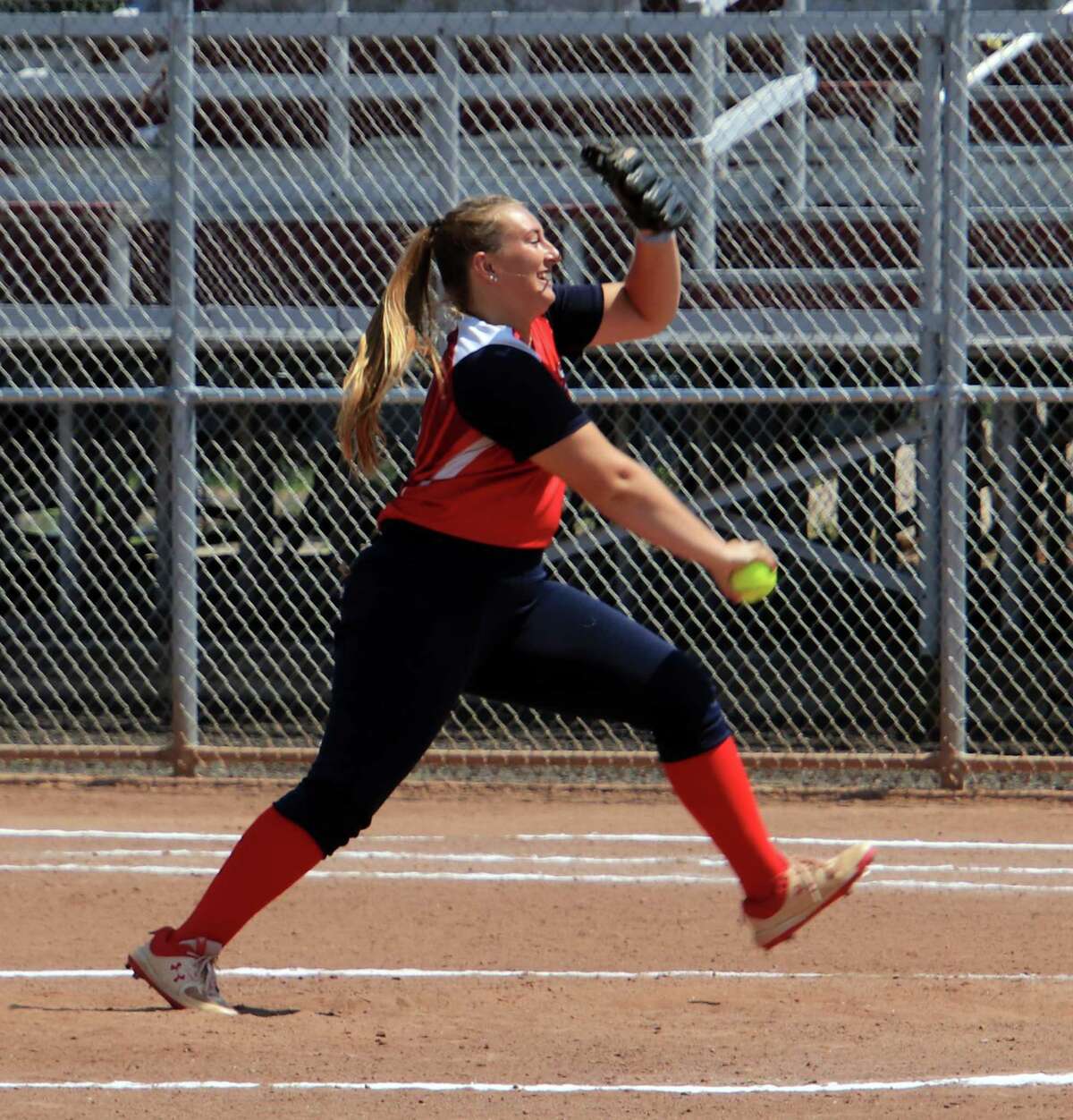 Pitcher Ali DuBois, seen here in 2020, and the Brakettes softball team were crowned WMS national champions on Sunday.