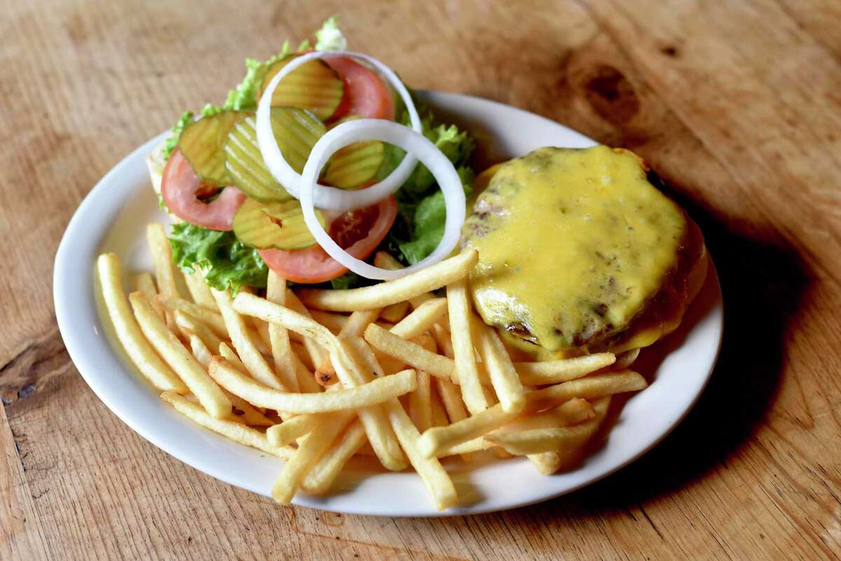 A burger platter is one of several secret menu dishes at Molina's Cantina.