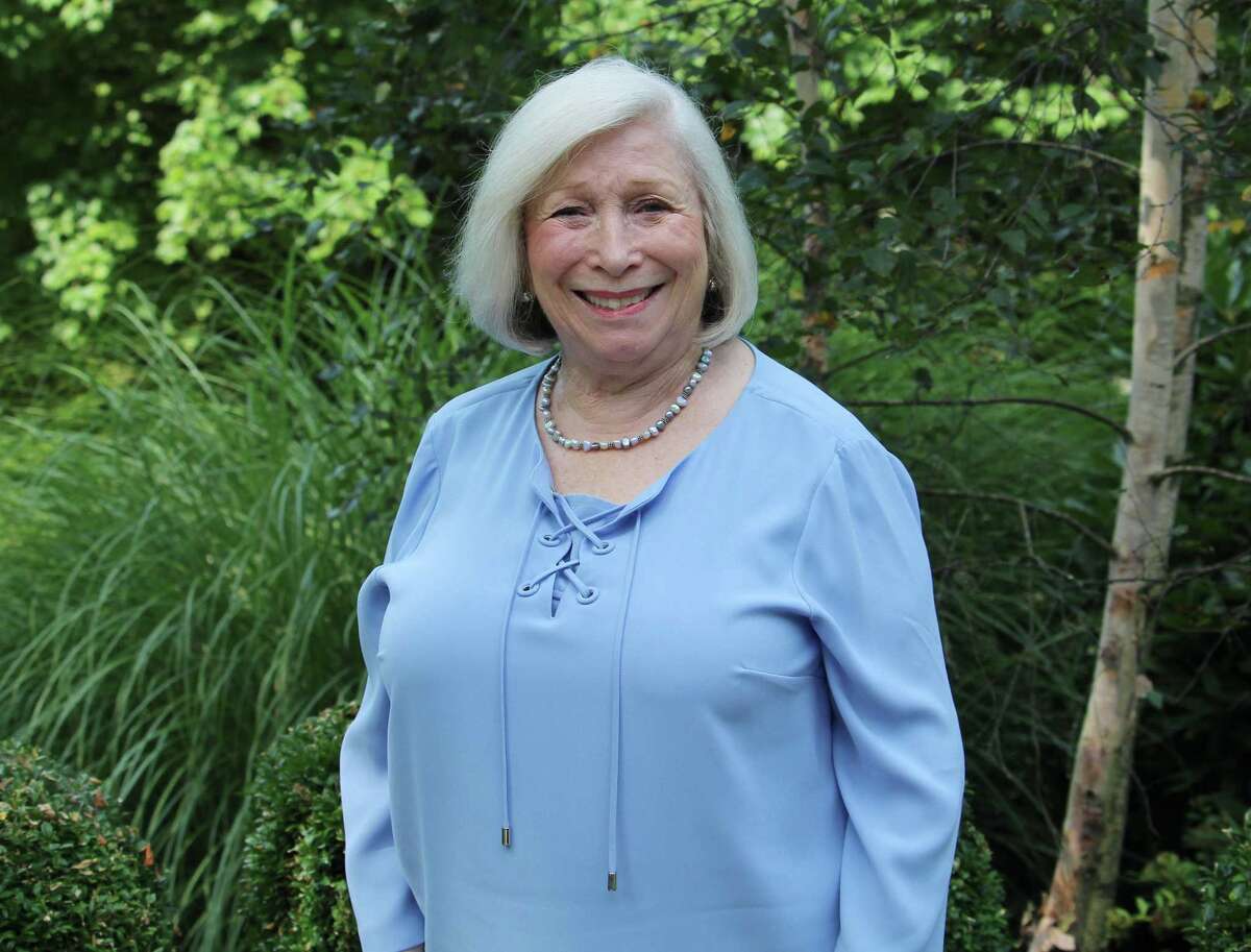 RTM Moderator Velma Heller on Aug. 22, 2017 at her Westport, Conn. home. Heller has announced that she will not run for reelection to the RTM after serving about 20 year