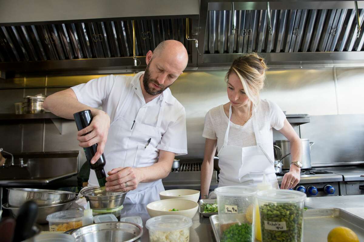 Chefs Rupert and Carrie Blease inside Lord Stanley. The Michelin starred restaurant will close in September to make way for pop-up restaurant, Turntable at Lord Stanley. 