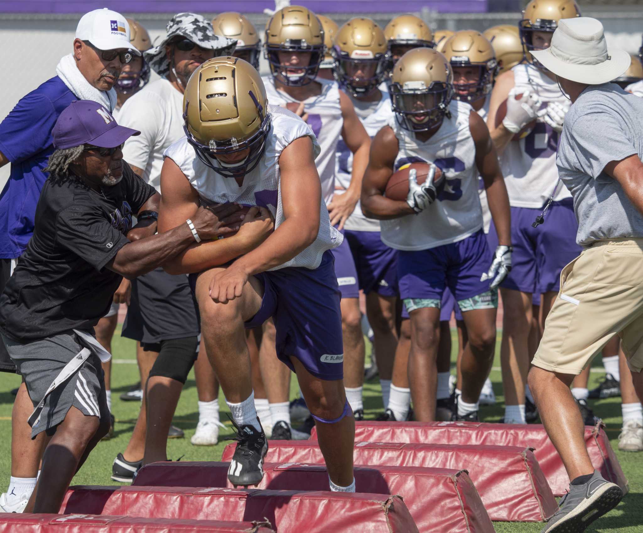 Photos: Midland High's first day of football practice