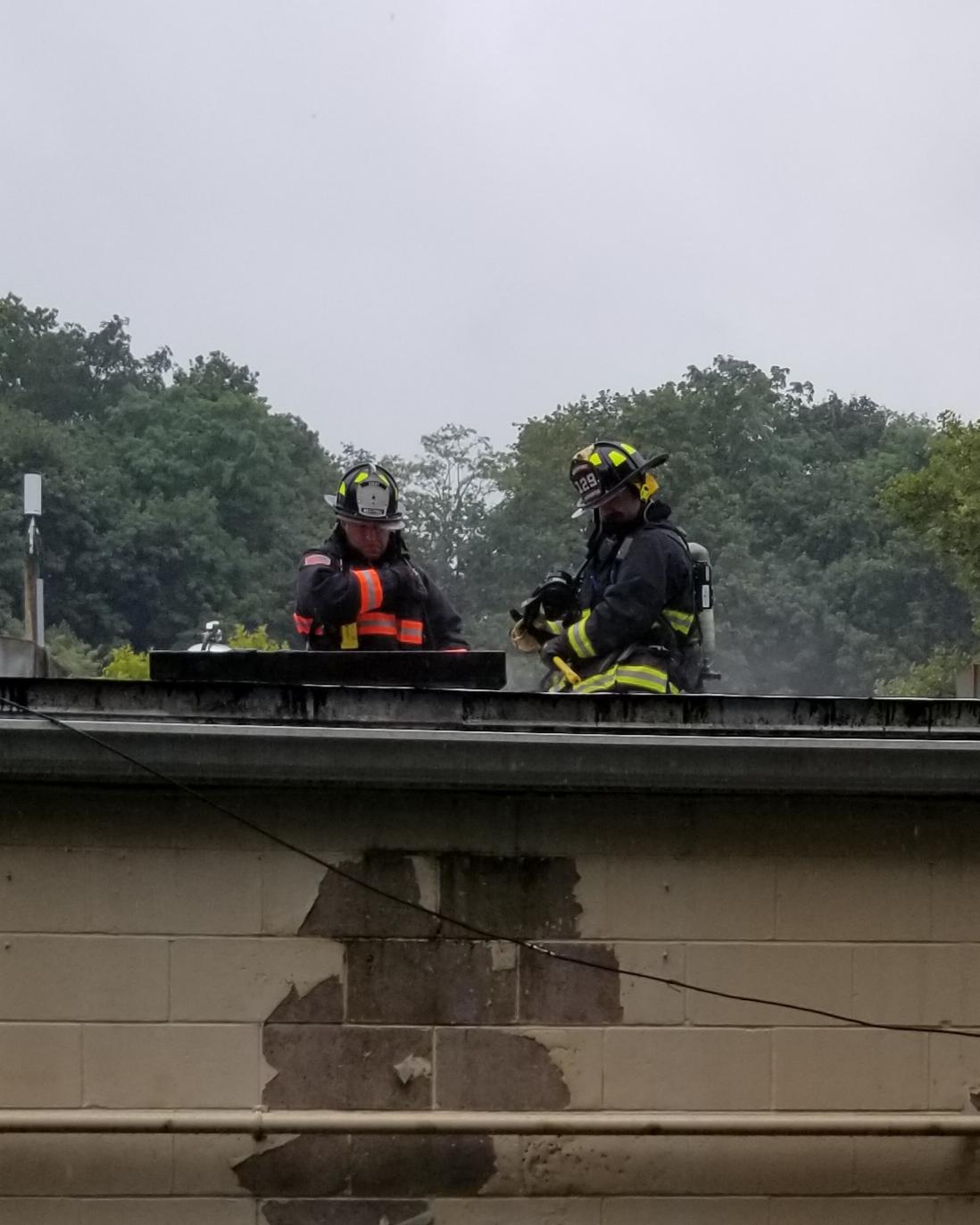 Roof fire in Westport leads to evacuation at commercial building
