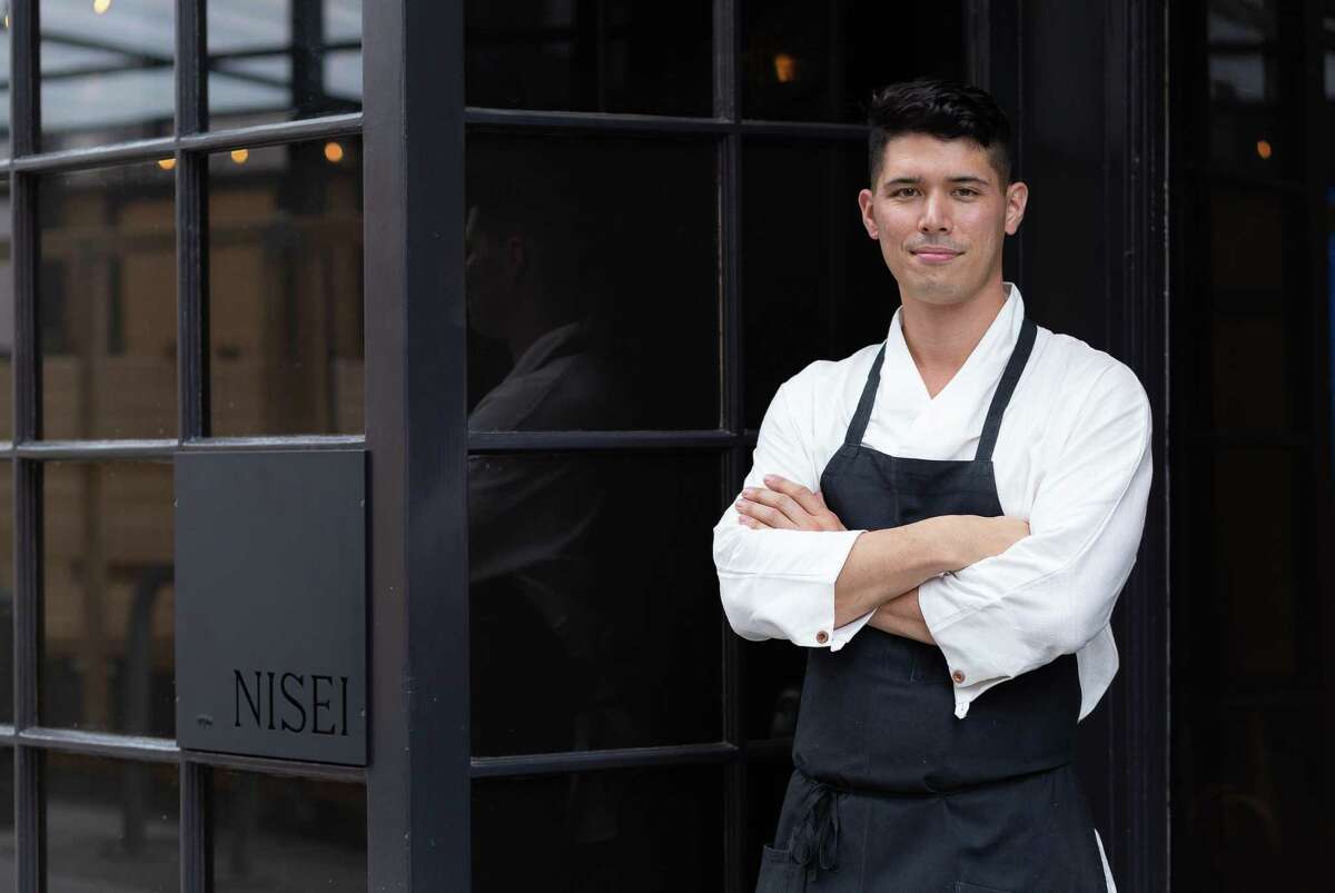 Chef David Yoshimura stands in front of Restaurant Nisei as he and his team prepare for their Aug. 18 opening. Restaurant Nisei is Yoshimura’s debut restaurant.