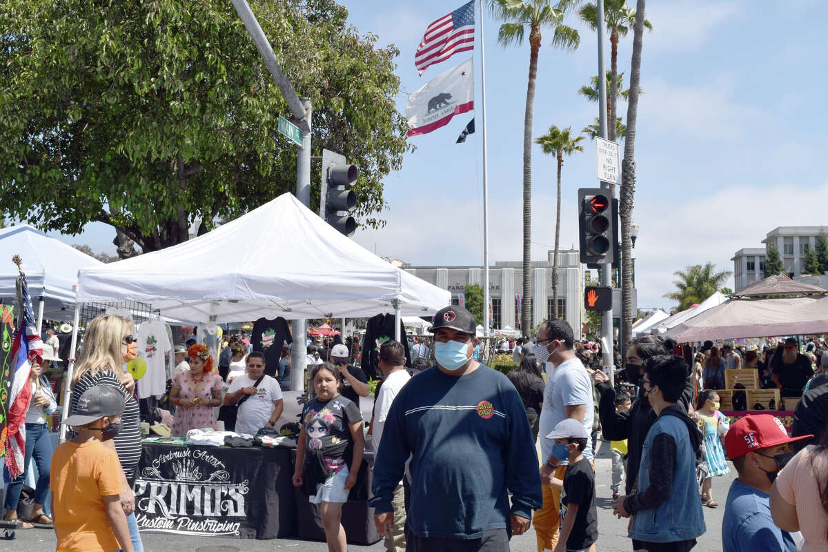 This year's Watsonville Strawberry Festival, complete with strawberry-themed snacks and live music, took place on Aug. 8, 2021.