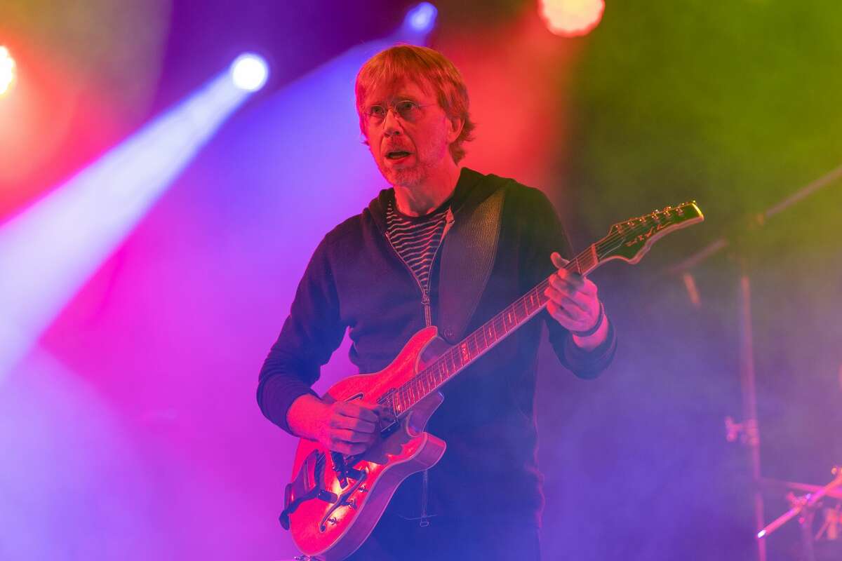 MANCHESTER, TENNESSEE - JUNE 14: Trey Anastasio of Phish performs at the Bonnaroo Music & Arts Festival on June 14, 2019 in Manchester, Tennessee. (Photo by Josh Brasted/WireImage)