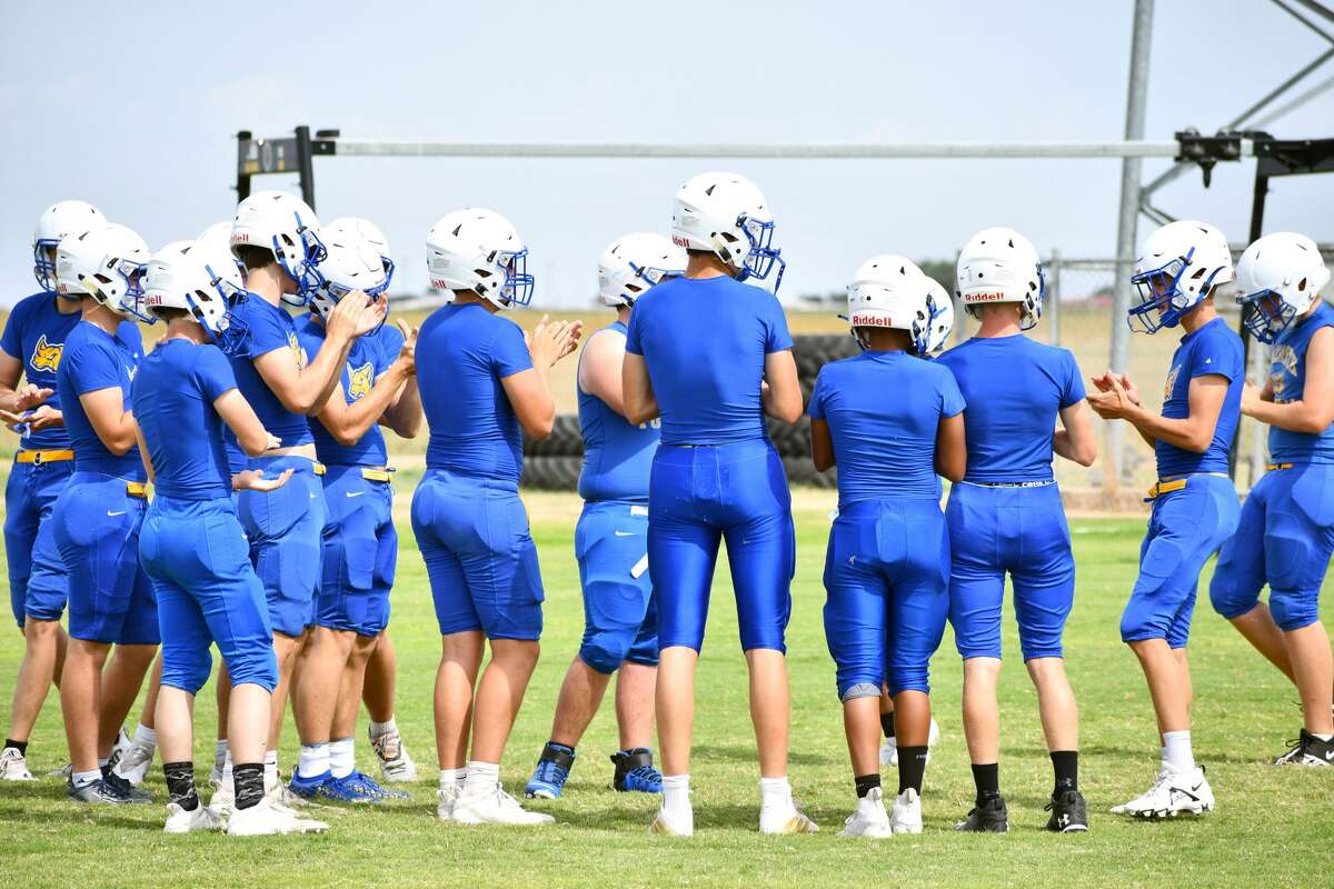 The Nazareth football team continued is preseason preparations at practice on Tuesday afternoon. 