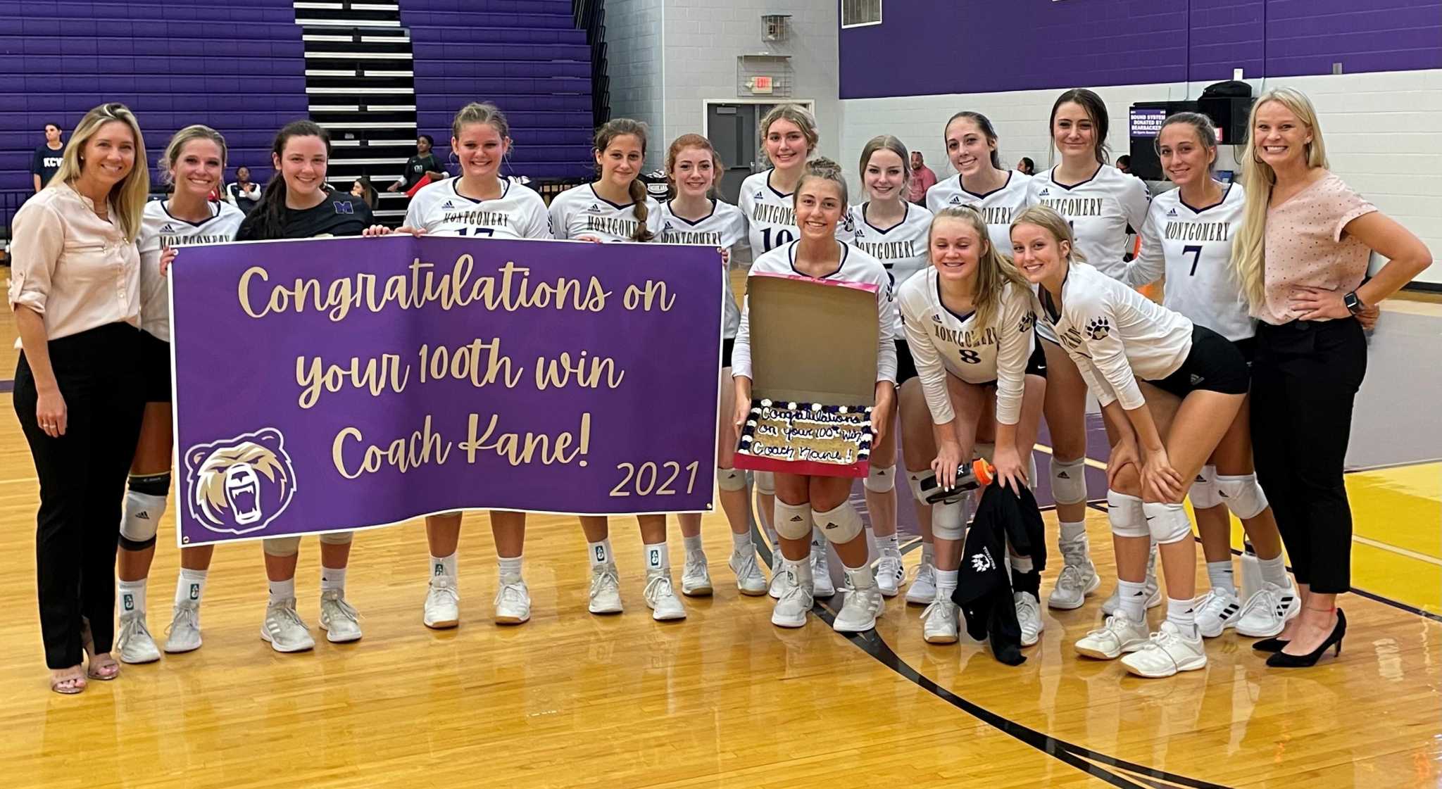 VOLLEYBALL ROUNDUP Montgomery’s Kane earns 100th career win; The