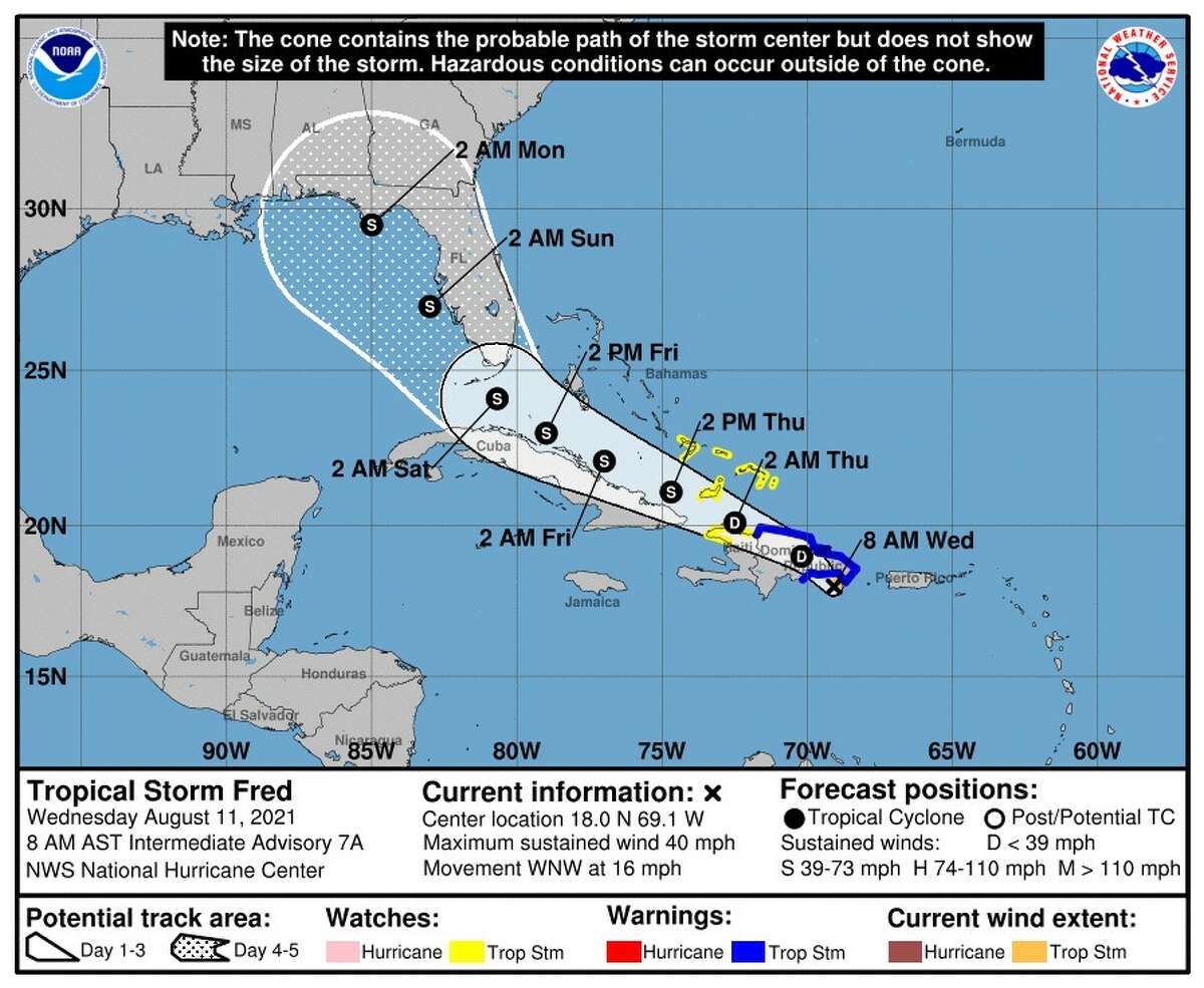 Tropical Storm Fred Develops Overnight Near Puerto Rico   1200x0 