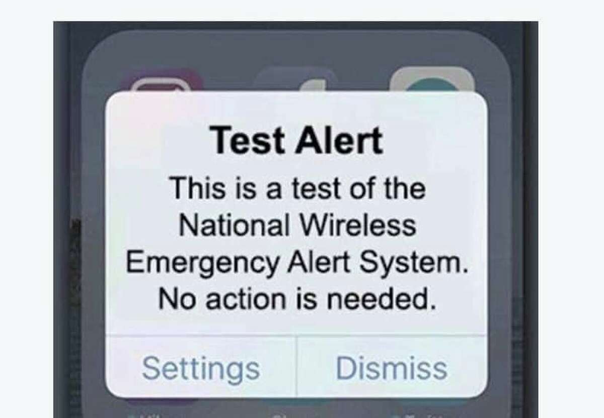 Don't be alarmed if your televisions, radios and some cell phones receive a test message. You will not need to do anything when you receive or hear these alerts, they are just a test of the system.