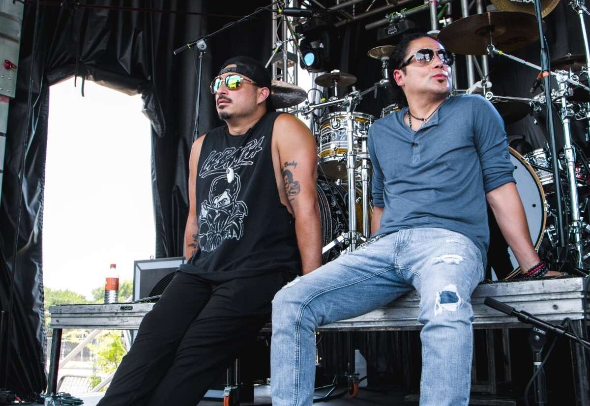Chris Perez (right), the former Selena y Los Dinos guitarist who was married to the beloved frontwoman at the time of her death, is launching BlueMariachi Productions. Carlton Zeus (right), who performs as "ZEUS. El Mero Necio," is the first signee on the label, according to an announcement. 