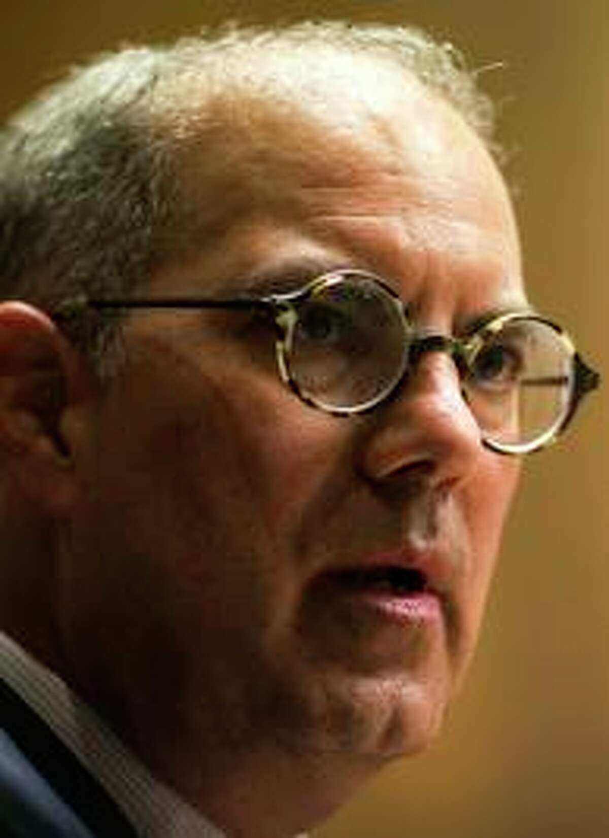 Richie Greenberg speaks during a meeting with the Chronicle editorial board in San Francisco. An effort to oust San Francisco District Attorney Chesa Boudin led by Greenberg failed to gather enough signatures needed to force a recall election.