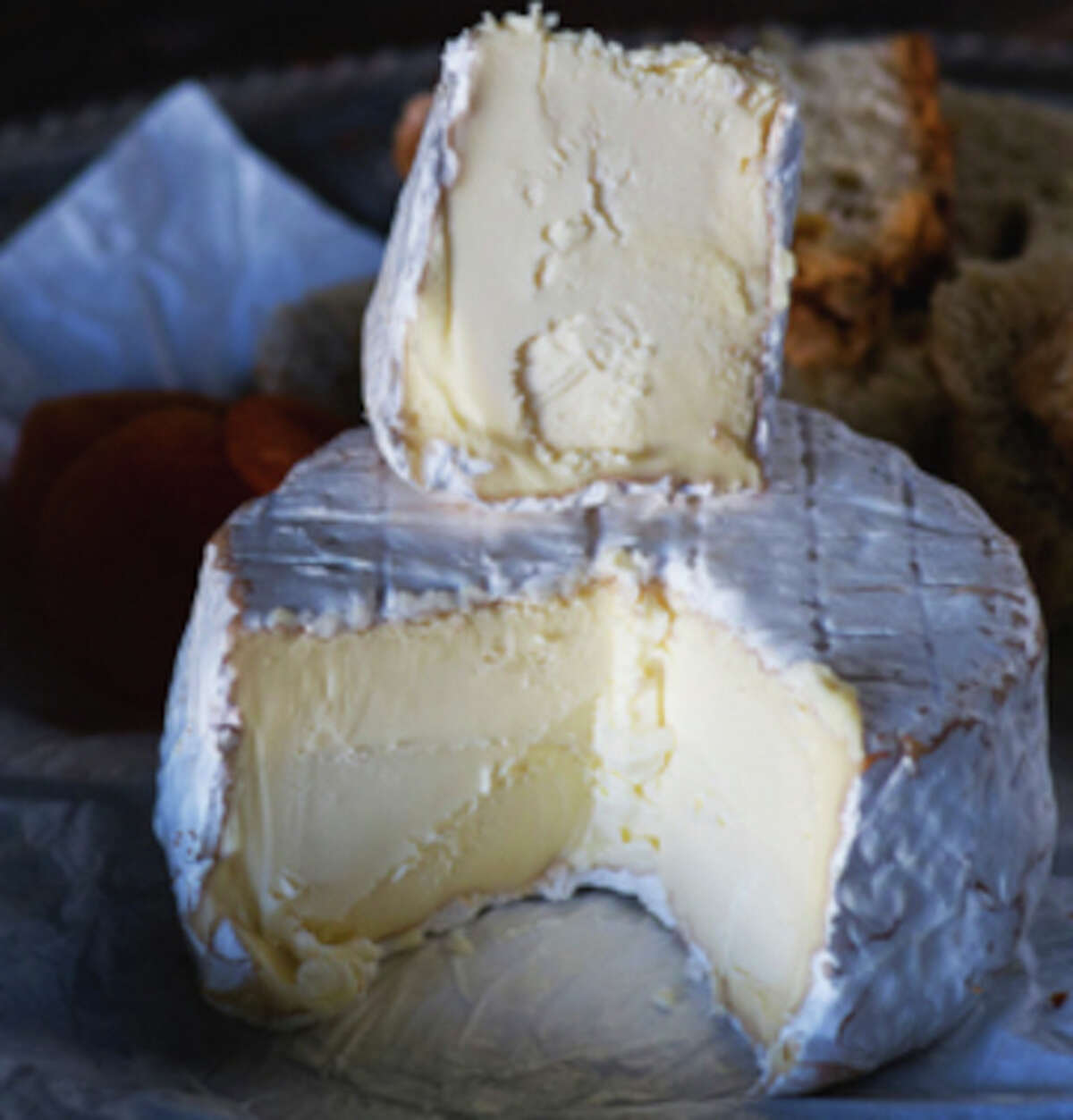 Four Fat Fowl's signature cheese, the triple-cream St. Stephen.