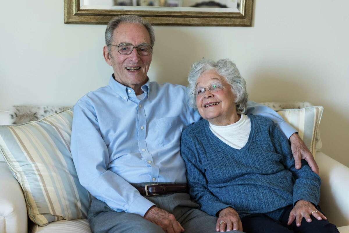 Longtime Wesley Village senior living campus in Shelton residents Ken, and Doris Steeves, recently celebrated their 70th wedding anniversary on Tuesday, July 14. Ken, and Doris Steeves have lived at the campus for over four years. They are pictured here in their apartment at Crosby Commons a few years ago. The building is a senior living building that is located on the campus.