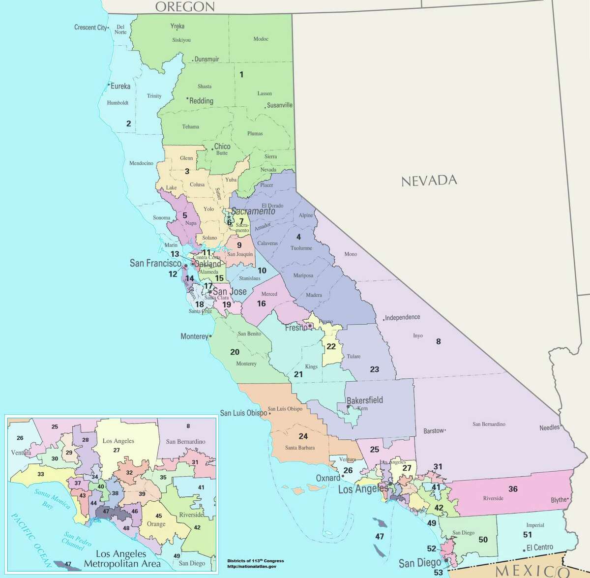 Census data kicks off process that will boot one California congressperson