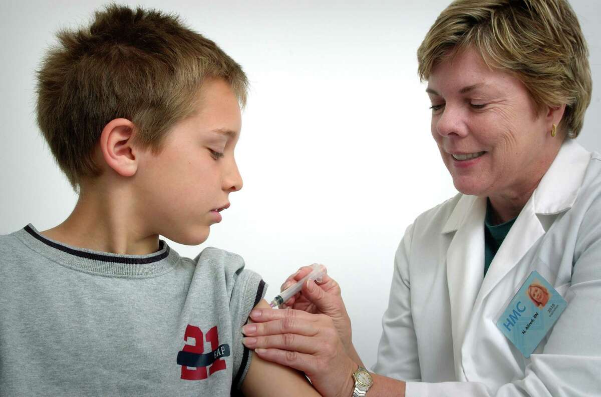 A child is vaccinated before the start of the school year. Dr. Tara Myers with Emergency Centre at Willowbrook reminds parents that while there can be some side effects to immunizations, they often outweigh the risk of catching the diesease they're protecting kids from.