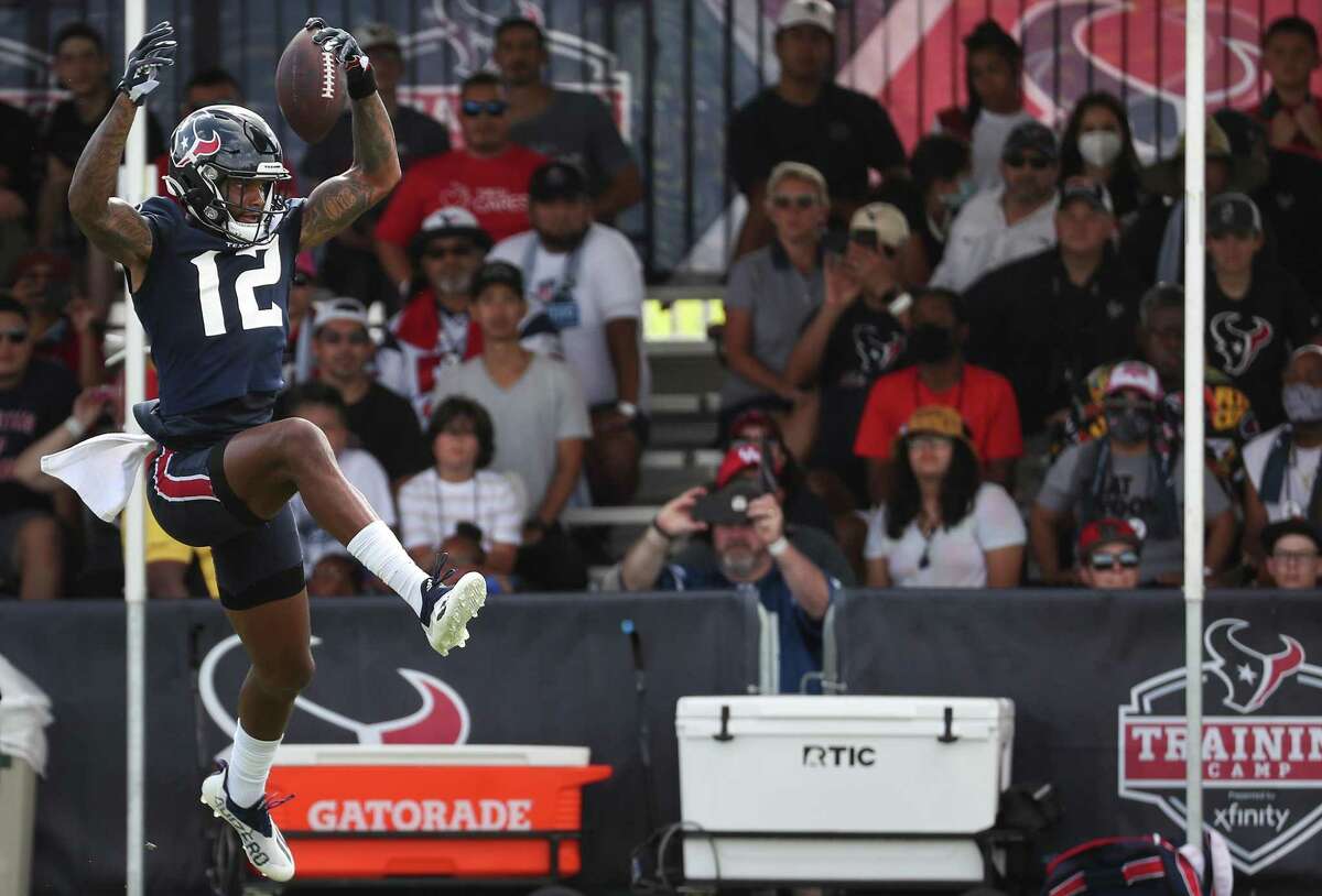 Texans training camp: Nico Collins looking comfortable