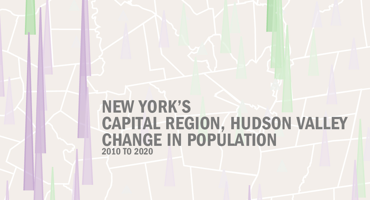 2020 Census maps How New York's Capital Region and Hudson Valley populations have changed