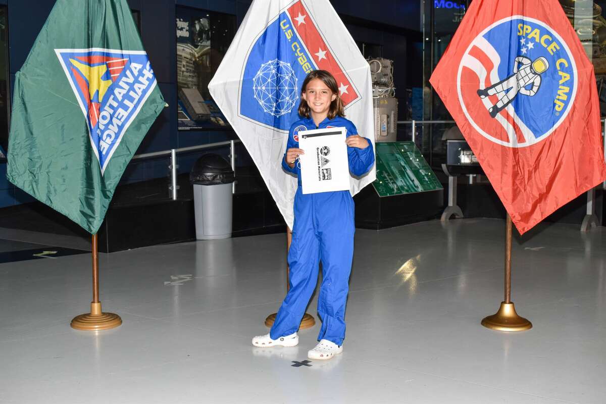 Ten-year-old Addison Johnston spent a week of her summer vacation at Space Camp in July. 