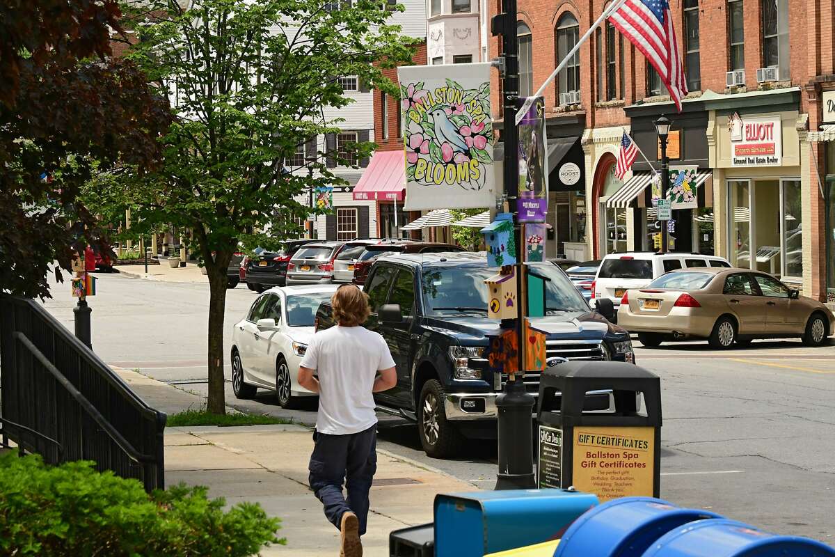 View of Front Street on Thursday June 11, 2020 in Ballston Spa, N.Y. Front Street will shut down evenings on Thursdays, Fridays and Saturdays to make way for shopping and dining. (Lori Van Buren/Times Union)
