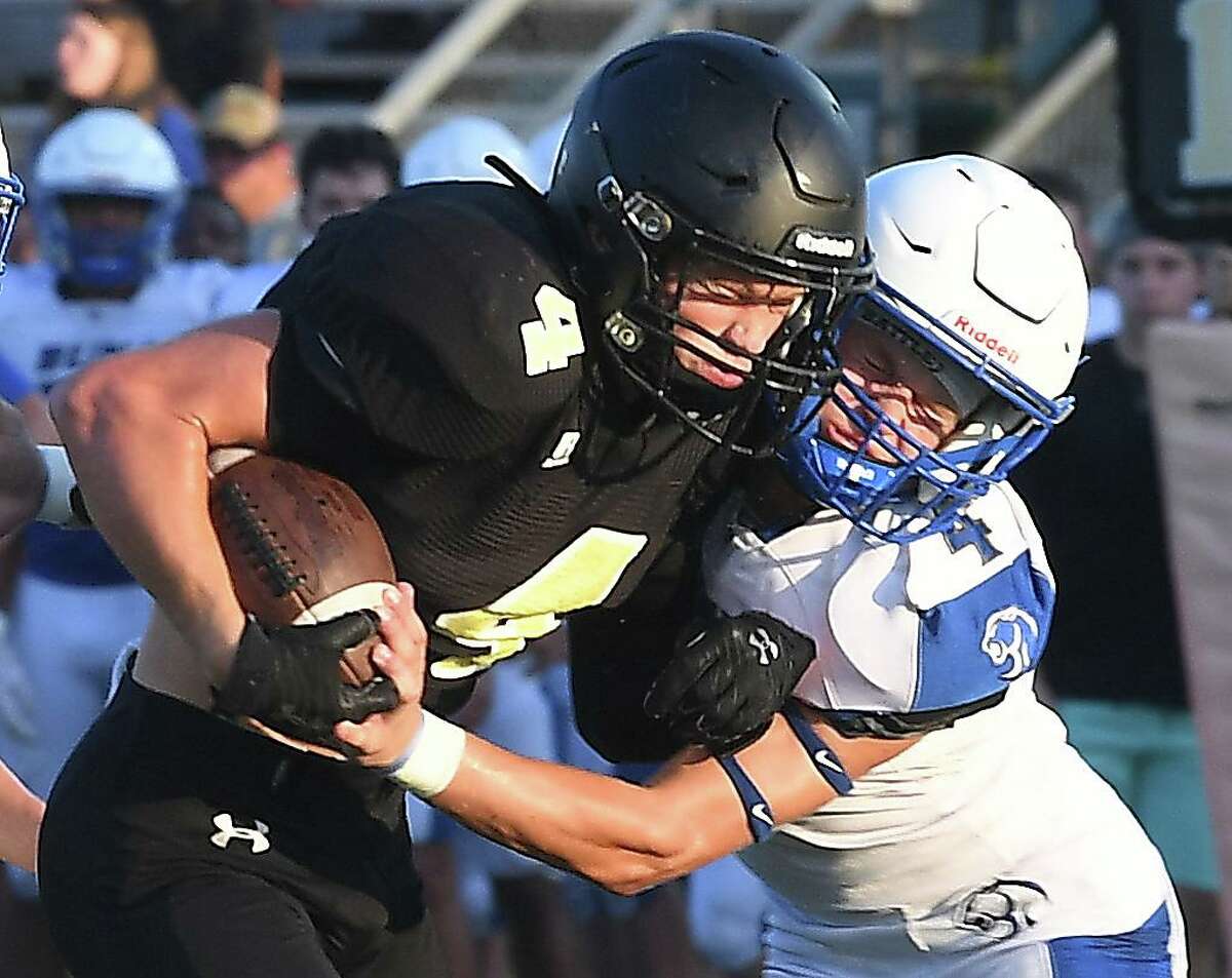 Vidor faces Buna at home in their season opening scrimmage. Photo made Friday, August 13, 2021 Kim Brent/The Enterprise