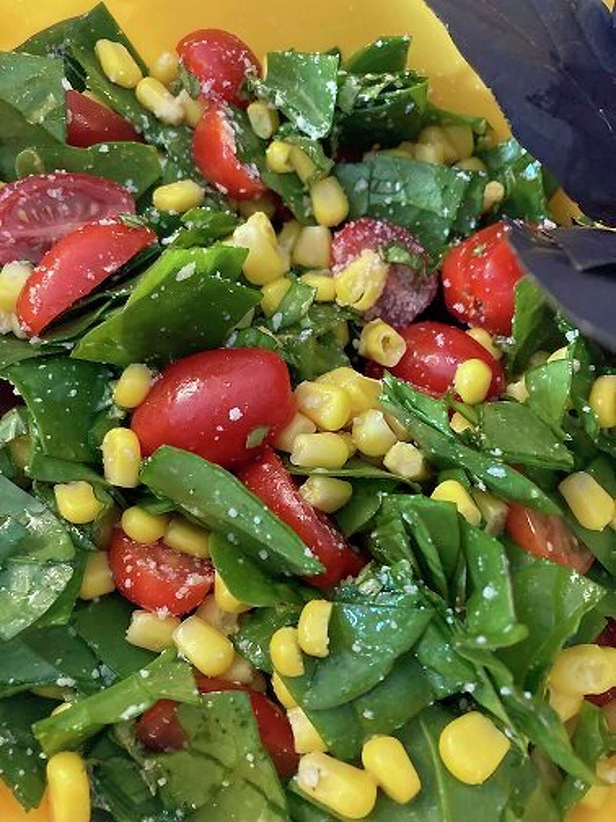 Grilled corn salad (Photo by Donna Frawley)