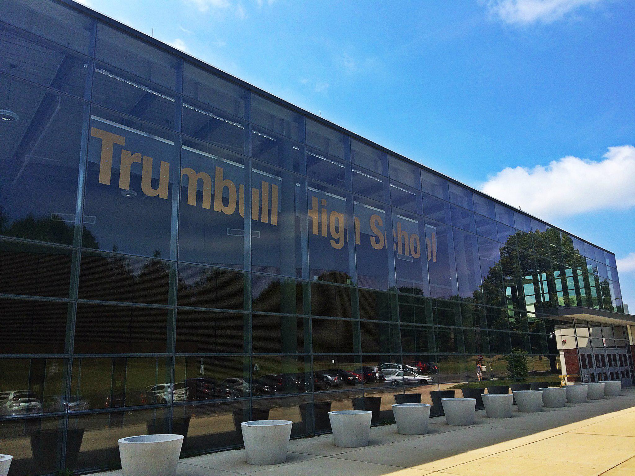 Trumbull High School club hangs bulletin board supporting Trump